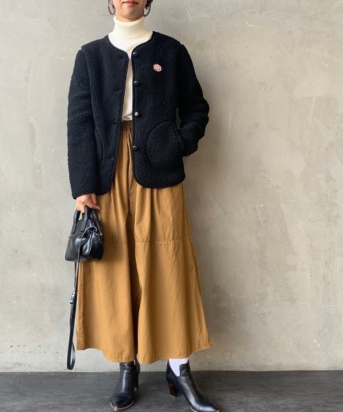 Vincent et Mireille/ヴァンソン エ ミレイユ] ノーカラーボア