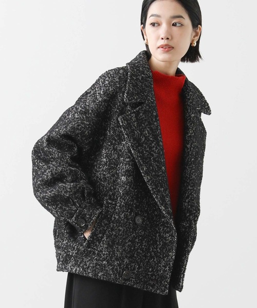 セール】ツィードショートPコート（ピーコート）｜Gready Brilliant