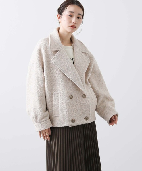 セール】ツィードショートPコート（ピーコート）｜Gready Brilliant