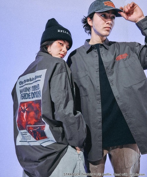 STRANGER THINGS】コラボグラフィックシャツ（シャツ/ブラウス）｜niko