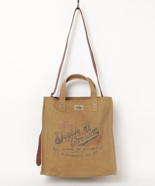 RRL（ダブル アール エル）の「ロゴ キャンバス カーペンター トート