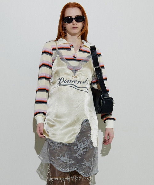 MAISON SPECIAL（メゾンスペシャル）の「Print Camisole Lace Tunic