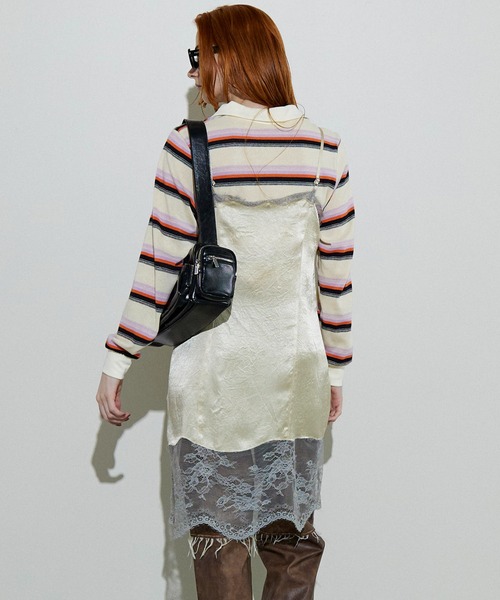 MAISON SPECIAL（メゾンスペシャル）の「Print Camisole Lace Tunic