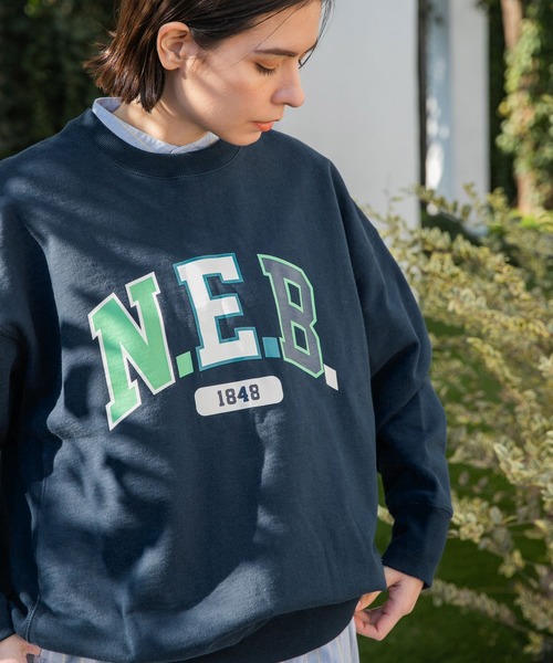 niko and（ニコアンド）の「【Letters 8】コラボロゴ裏毛プル