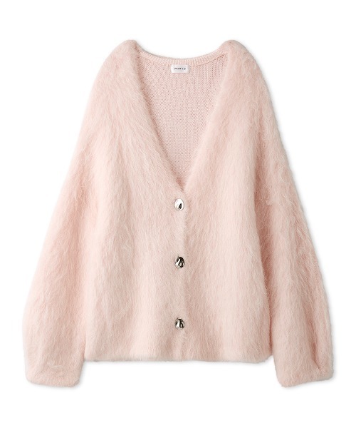 FRAY I.D（フレイアイディー）の「ダブルフェイスシャギーカーディガン