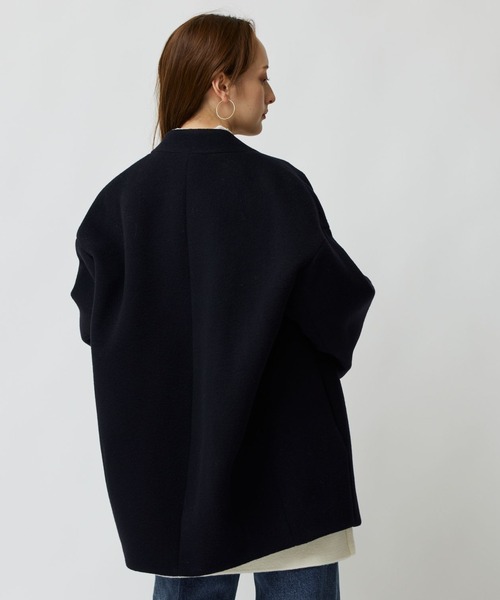 BABYLONE（バビロン）の「LAMBSWOOLコクーンコート（ノーカラーコート