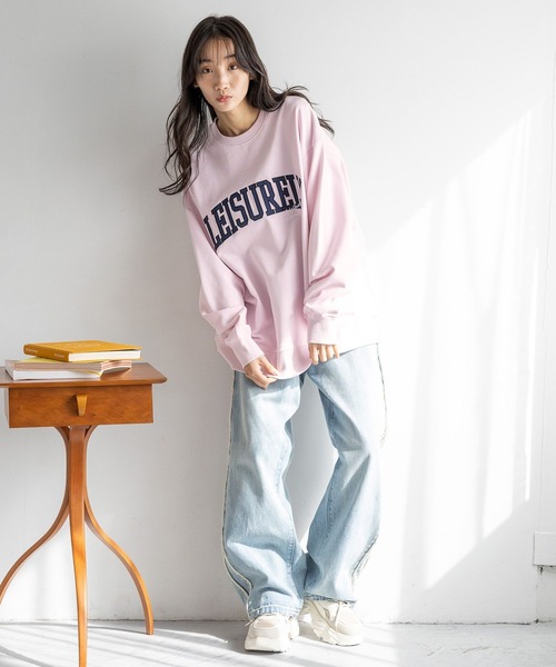 LOWRYS FARM（ローリーズファーム）の「USAウラケロゴプルオーバー