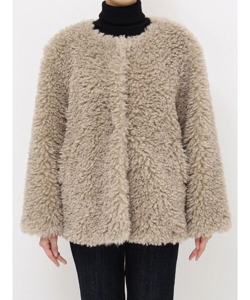 LAGUNAMOON（ラグナムーン）の「ノーカラーフェイクファーコート