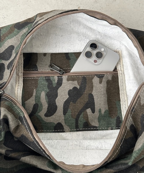セール】迷彩柄キャンバスショルダーバッグ（ショルダーバッグ）｜Bamm