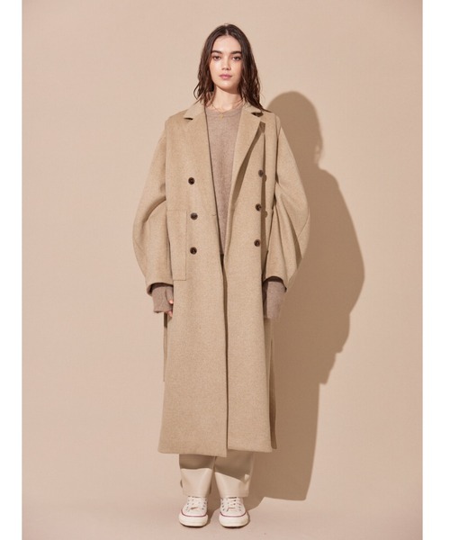 ALEXIA STAM（アリシアスタン）の「Tuck Sleeve Wool Long Coat