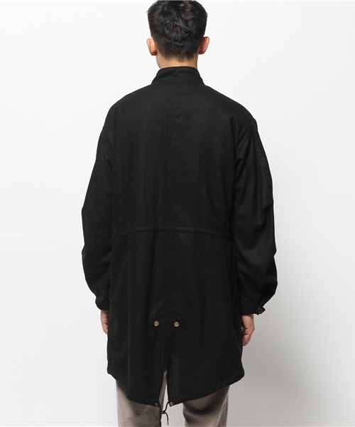 m's braque（エムズブラック）の「MS BRAQUE ノーカラーモッズコート