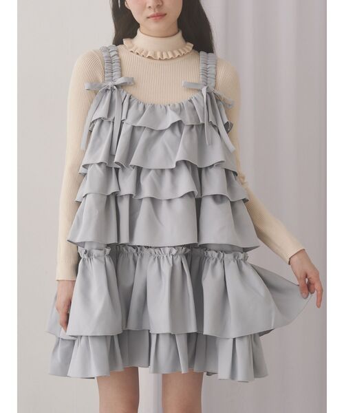 セール】ホイップクリームミニワンピース（ワンピース）｜merry jenny