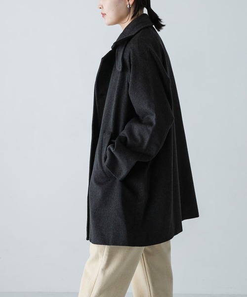 かぐれ（カグレ）の「ウールシングルPコート（ピーコート）」 - WEAR