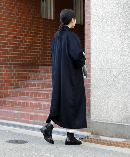 かぐれ（カグレ）の「ウールシングルロングPコート（ピーコート）」 - WEAR