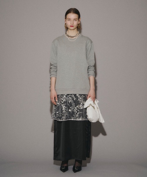 yae（ヤエ）の「Flower spangle camisole dress/フラワースパンコール