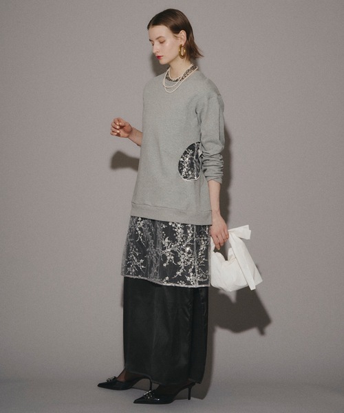 yae（ヤエ）の「Flower spangle camisole dress/フラワースパンコール