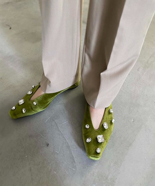 UND BIJOU FLAT PUMPS（パンプス）｜Ameri（アメリ）のファッション