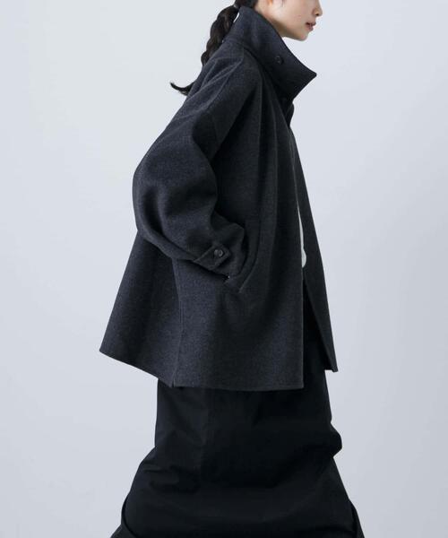 かぐれ（カグレ）の「ウールスタンドショートコート（その他アウター