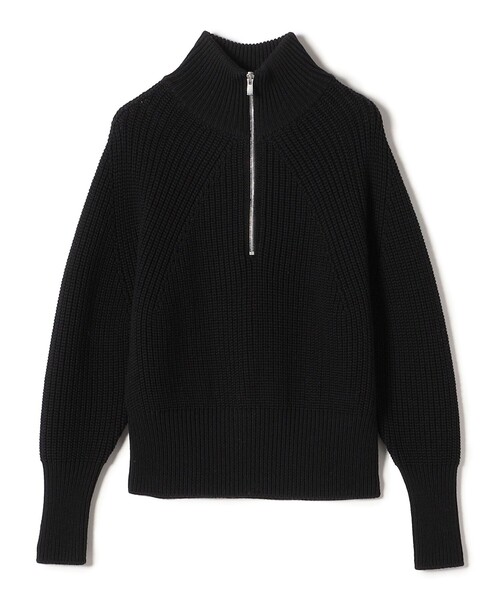 BATONER（バトナー）の「【SHIPS別注】BATONER:ハーフ ジップ ニット