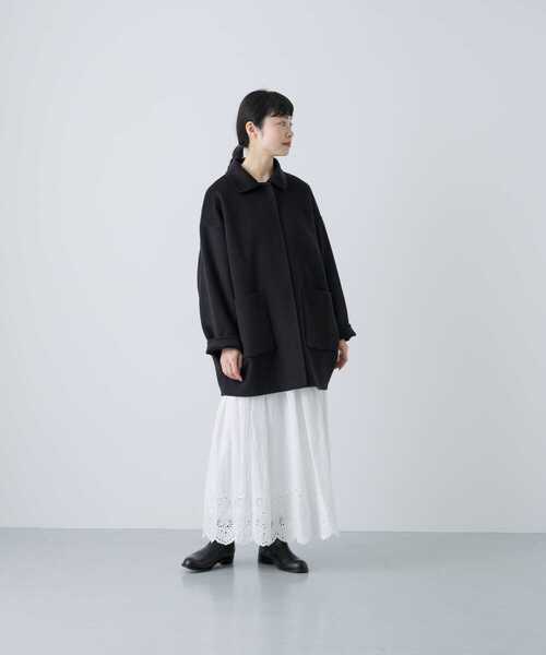 かぐれ（カグレ）の「ウールステンカラーショートコート（ステンカラー