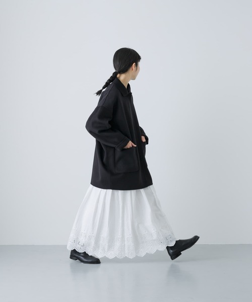 かぐれ（カグレ）の「ウールステンカラーショートコート（ステンカラー