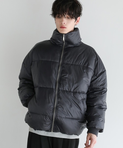 セール】Buyer's Select/スタンドネック 裾ドローコードダウンブルゾン