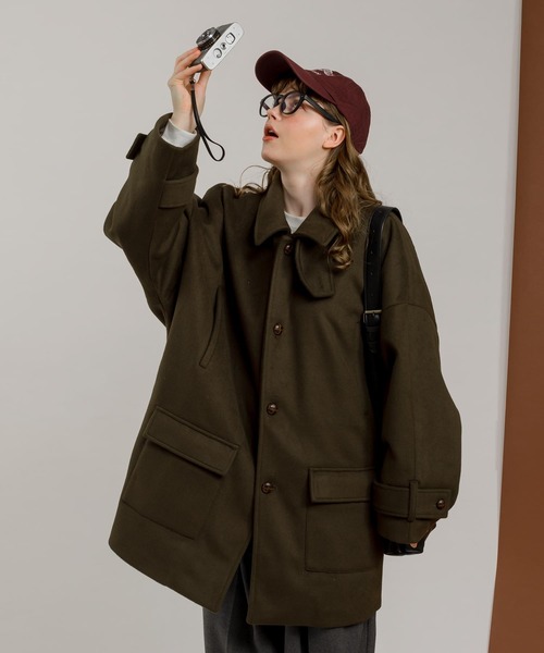MUHET（ミュエータ）の「ドルマンコート（ステンカラーコート）」 - WEAR