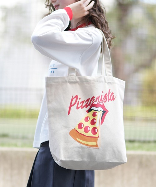 セール】PIZZANISTA!/ピザニスタ トートバッグ タンロゴプリント