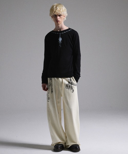 GRANCY（グランシー）の「【GRANCY】Print Design Sheer Knit