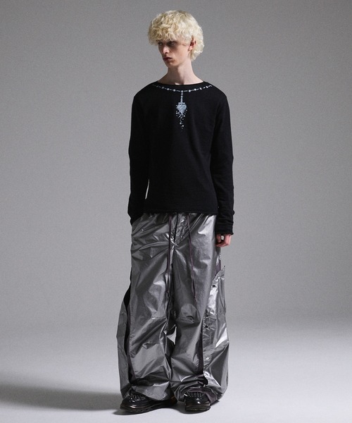 GRANCY（グランシー）の「【GRANCY】Print Design Sheer Knit