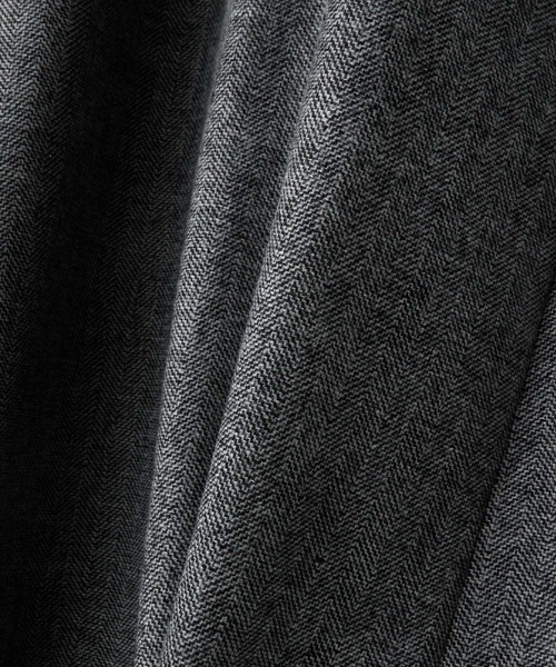 セール】【CLEL】Wool Blend Herringbone Tweed Coat / ウールブレンド