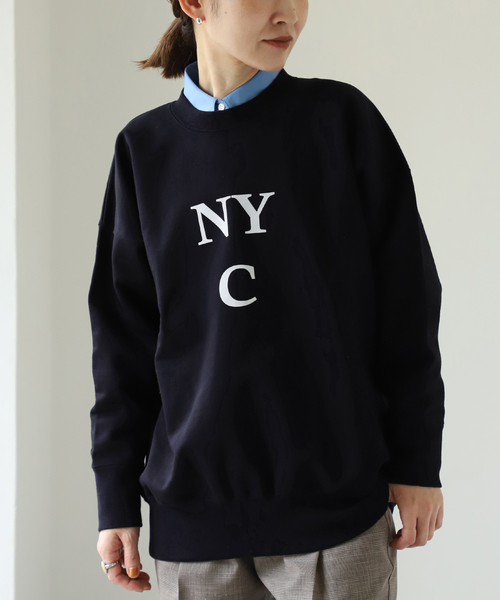 ロゴ シルケットコットンスウェット（スウェット）｜VERMEIL par iena