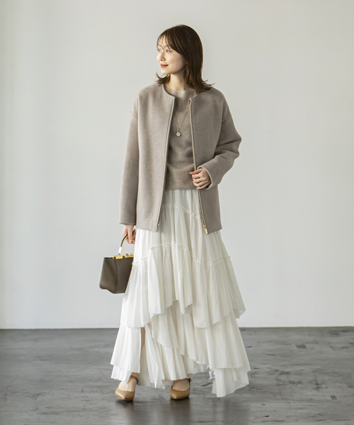 Noble（ノーブル）の「《追加》MTRカラーレスジップショートコート