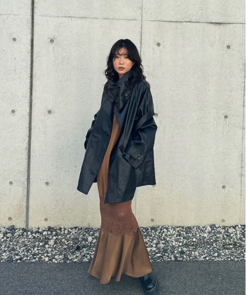 Ameri（アメリ）の「USED LIKE SYNTHETIC LEATHER JACKET（ライダース