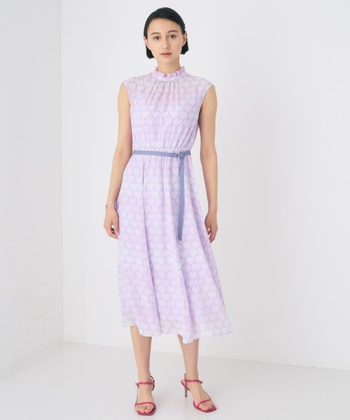 ANAYI（アナイ）の「プレイフルハートプリントフレア ワンピース