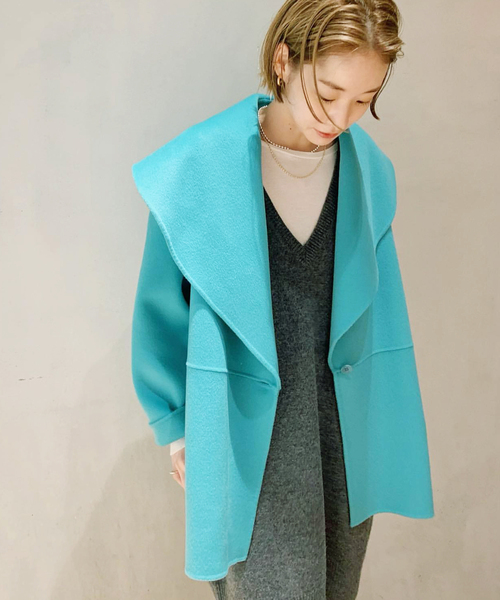 plage（プラージュ）の「ハミルトンワイドカラーショートコート