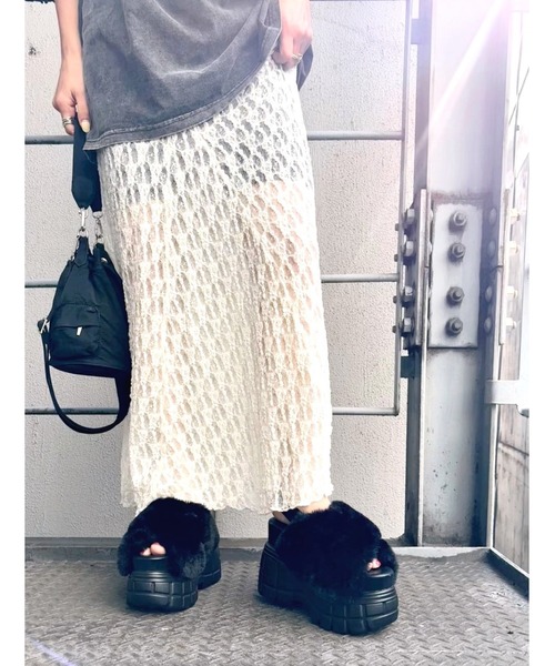 セール】【25AW新作】【R&E】クロスファーバックベルト厚底サンダル