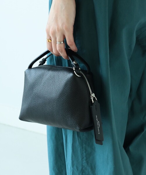 GIANNI CHIARINI / ALIFA レザーショルダーバッグ S（ショルダーバッグ