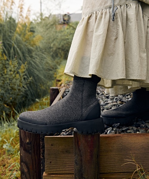 emmi（エミ）の「eco ニットブーツ（ブーツ）」 - WEAR