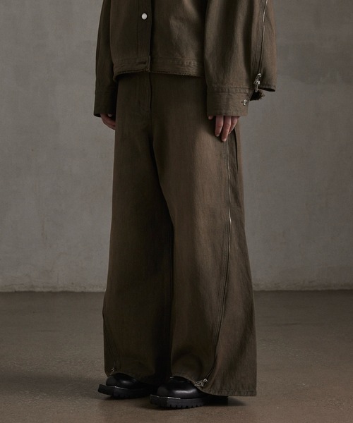 GRANCY（グランシー）の「【GRANCY】ZipDesign Buggy DenimPants