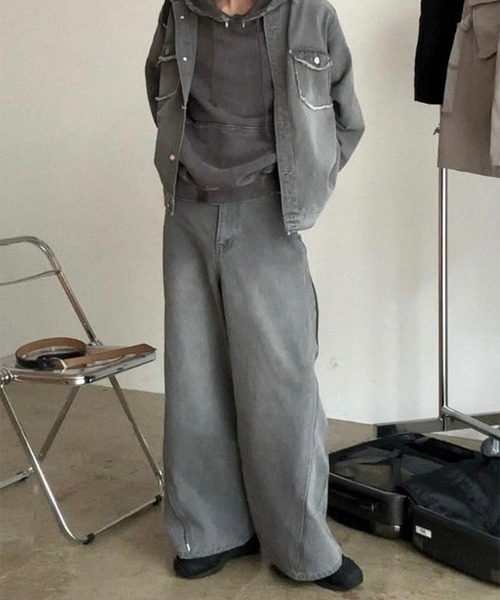 GRANCY（グランシー）の「【GRANCY】ZipDesign Buggy DenimPants