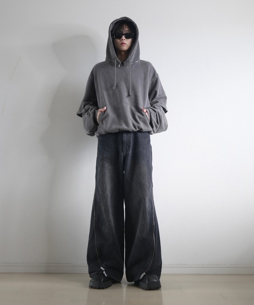 GRANCY（グランシー）の「【GRANCY】ZipDesign Buggy DenimPants