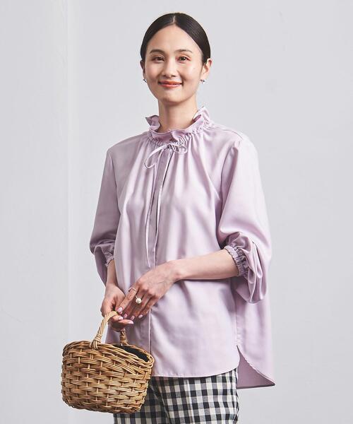 UNITED ARROWS（ユナイテッドアローズ）の「P フリルカラー ブラウス