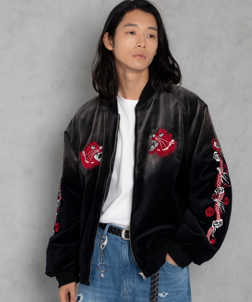 ADAMPATEK/アダムパテック】aging reversible souvenir jacket