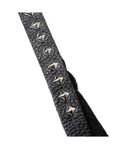 STUDS & KNITTING LEATHER SHORT KEY RING ＜TYPE B＞（キーホルダー