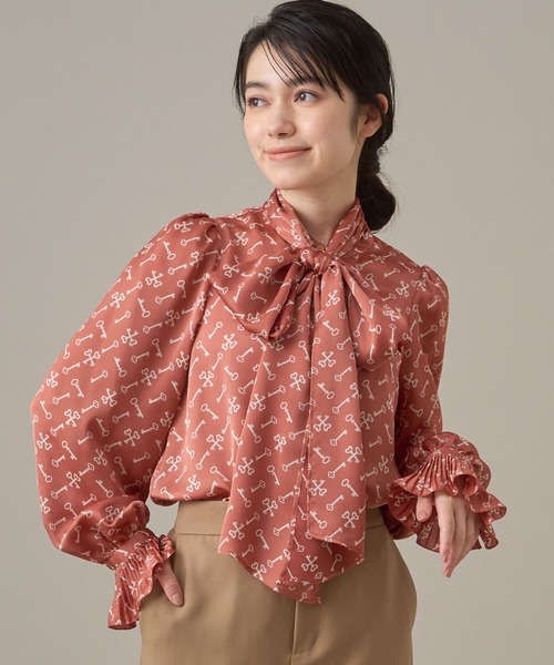 ANAYI（アナイ）の「キープリントボウタイ ブラウス（シャツ/ブラウス