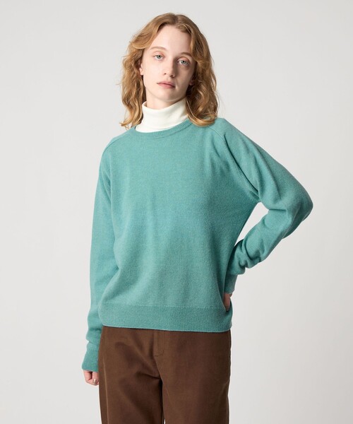 セール】＜Steven Alan＞ウール カシミヤ サドルショルダー ニット