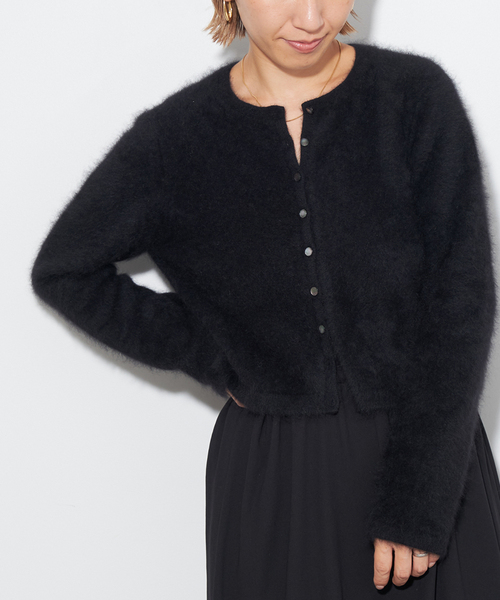 plage（プラージュ）の「Cashmere Mix Fur カーディガン（カーディガン