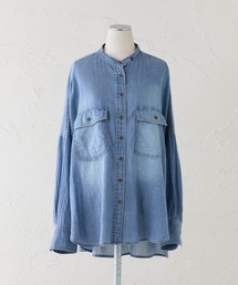 インディゴブルー」に該当するシャツ/ブラウス（デニム）ファッション