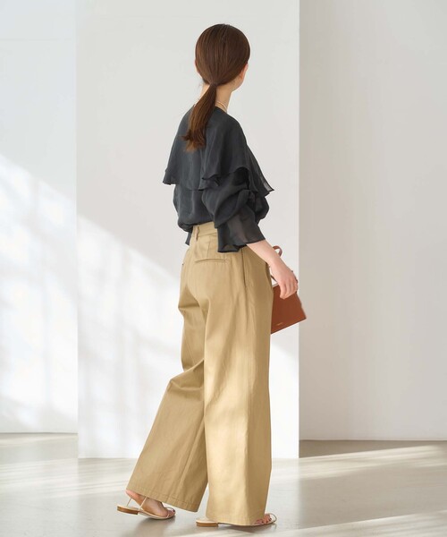 IENA（イエナ）の「ラミヴィスシアービックカラーブラウス（シャツ